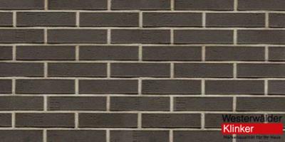 Клинкерный кирпич WK85F Eisenschmelz Schwarzbraun Fußs 240x115x52 Westerwalder Klinker